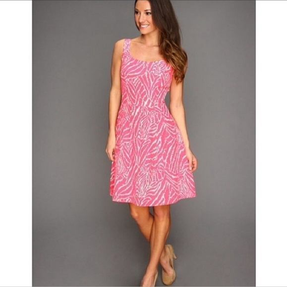 Lilly Pulitzer Dresses & Skirts - Lilly Pulitzer Posey Show Your Stripes Splash Pink Silk Dress - 2
